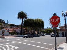 Car - Stop sign